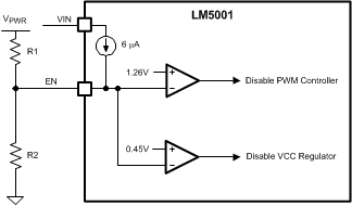 LM5001 LM5001-Q1 20215710.gif
