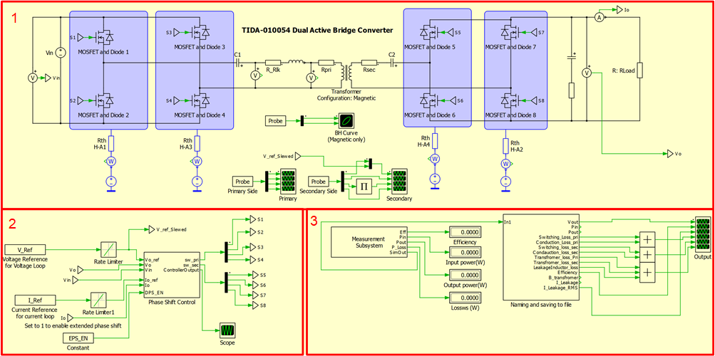 TIDA-010054 PLECS Simulation Deck
