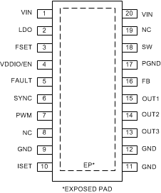 TPS61193-Q1 pinout_SNVSAC7.gif