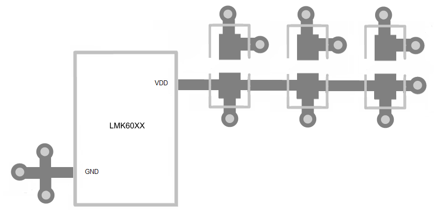 LMK60E2-150M LMK60E0-156257 LMK60A0-148351 LMK60A0-148M layout_example_snas687.png