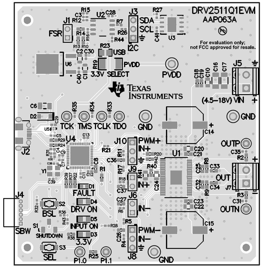 DRV2511-Q1 layout_slos916.gif