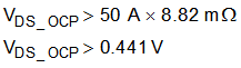 DRV8306 drv8306-vds-ocp-results-equation.gif