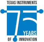 TI 75 Years Logo