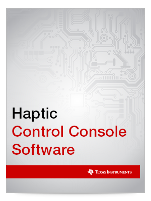 Haptic Control Console 软件