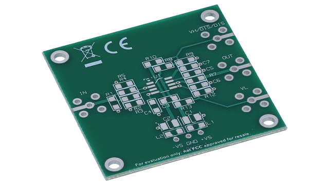 DEM-OPA-SO-1A 采用 SO-8 封装的单路运算放大器评估模块 angled board image