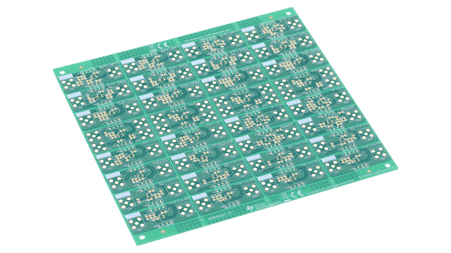 DIYAMP-SOT23-EVM 通用自制 (DIY) 放大器电路评估模块 angled board image