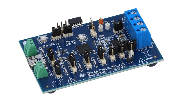 DRV2700EVM DRV2700EVM - 具有集成升压转换器的高压压电式驱动器评估模块 angled board image