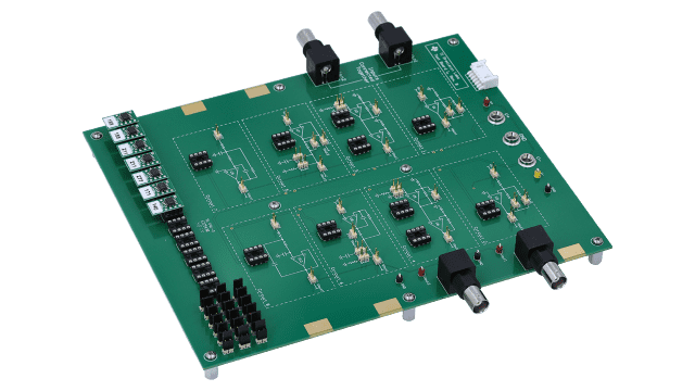 TI-PLABS-AMP-EVM TI 高精度实验室 - 运算放大器评估模块 angled board image