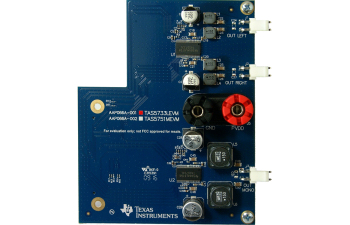 TAS5733LEVM TAS5733L 数字输入、开环 D 类音频放大器评估模块 top board image