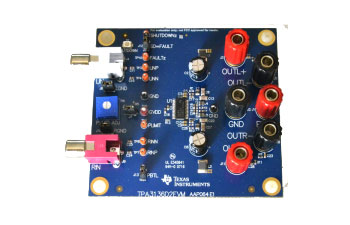 TPA3136D2EVM TPA3136D2 无电感器 10W 立体声 (BTL) D 类音频放大器评估模块 top board image