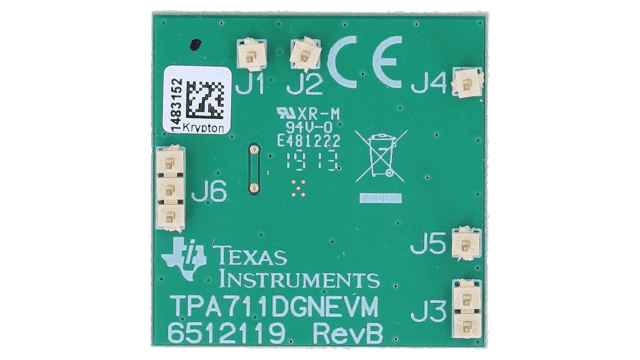 TPA711MSOPEVM TPA711MSOP 评估模块 (EVM) top board image
