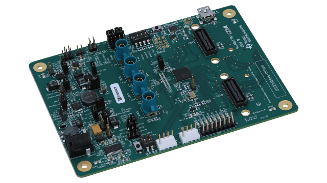 DS90UB964-Q1EVMTDA 支持 TDA3x 的 FPD-Link III 摄像机集线器解串器评估模块 angled board image