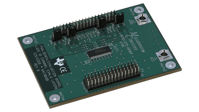 SN65LVDS387EVM 16 通道 LVDS 驱动器评估模块 angled board image