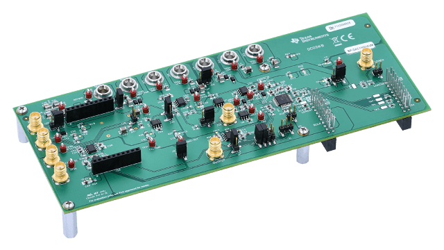 BP-DAC11001EVM DAC11001 20-bit ultra-low-noise low-glitch monotonic DAC BoosterPack™ plug-in module angled board image
