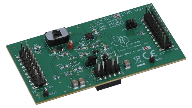 DAC8831EVM DAC8831 评估模块 angled board image