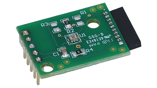 OPT3002EVM OPT3002 光到数字传感器评估模块 angled board image