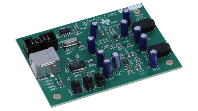 PCM2900CEVM-U PCM2900C 评估模块 angled board image
