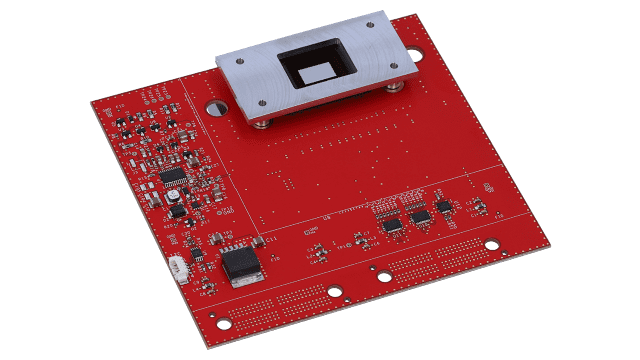 DLPLCR50XEVM DLP® 0.50 英寸、2048x1080 阵列、S410 数字微镜器件 (DMD) 评估模块 angled board image