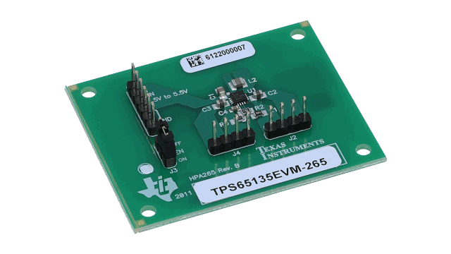 TPS65135EVM-265 TPS65135 SIMO 转换器评估模块 angled board image