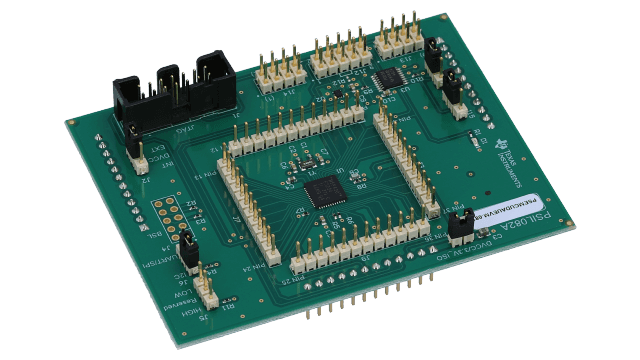 PSEMCUDAUEVM-082 适用于 24 端口 IEEE 802.3bt 就绪型 PSE 系统的 MCU 子卡 angled board image