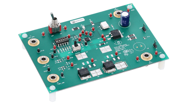 TPS2350EVM 电信 -48V 或输入二极管替代产品 TPS2350 评估模块 angled board image