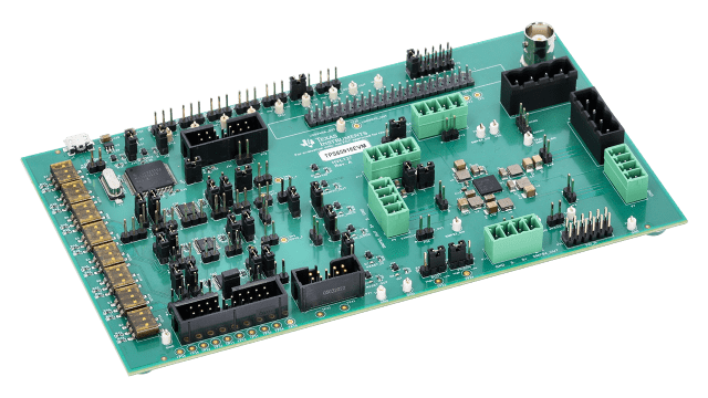 TPS65916EVM TPS65916 电源管理 IC 评估模块 angled board image