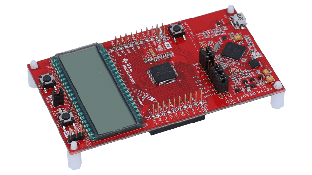 MSP-EXP430FR4133 MSP430FR4133 LaunchPad 开发套件 angled board image