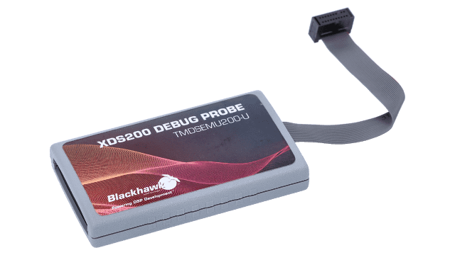 TMDSEMU200-U XDS200 USB 调试探针 angled board image