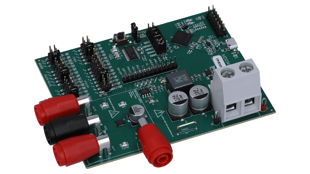 DRV8243H-Q1EVM DRV8243-Q1 具有硬件接口的汽车全桥电机驱动器评估模块 angled board image