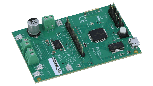 DRV8886ATEVM 具有集成感应电阻器的 DRV8886AT 2.0A 步进电机驱动器评估模块 angled board image