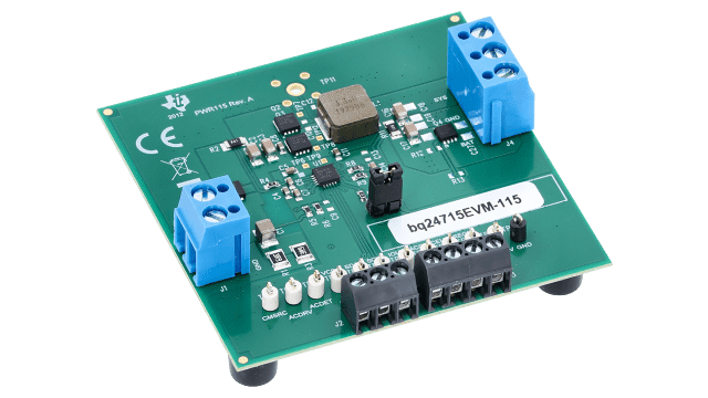 BQ24735EVM-710 BQ24735 1 到 4 节锂离子电池 SMBus 充电控制器评估模块 angled board image