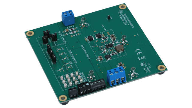 BQ24765EVM BQ24765 评估模块，适用于具有集成 FET 的 SMBus 控制的电池充电器 angled board image