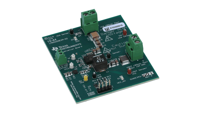 LMG5200EVM-02 LMG5200 GaN 功率级评估模块 angled board image