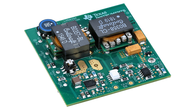 LM5025AEVAL/NOPB Active Clamp Voltage Mode PWM Controller angled board image