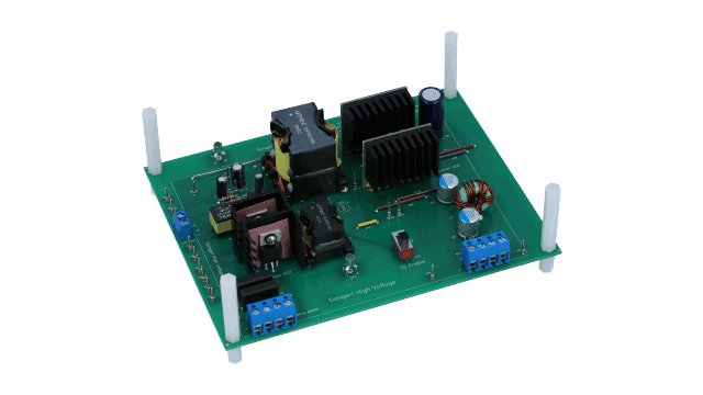 UCC25600EVM LLC 谐振半桥接转换器 300-W 评估模块 angled board image
