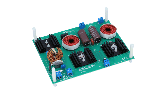 UCC28064EVM-004 300W 交错 PFC 前置稳压器评估模块 angled board image