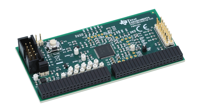 UCD3138CC64EVM-030 UCD3138 可编程的数字功率控制器评估模块 angled board image