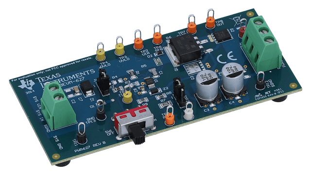 LM5069EVM-627 LM5069EVM-627 正高电压热插拔控制器，具有输入电涌、反向电压和 angled board image