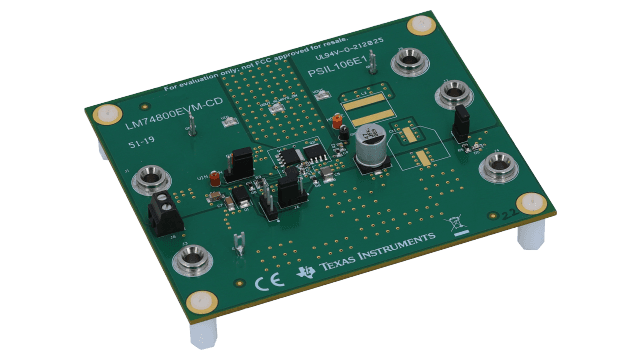 LM74800EVM-CD LM74800-Q1 理想二极管控制器评估模块 angled board image