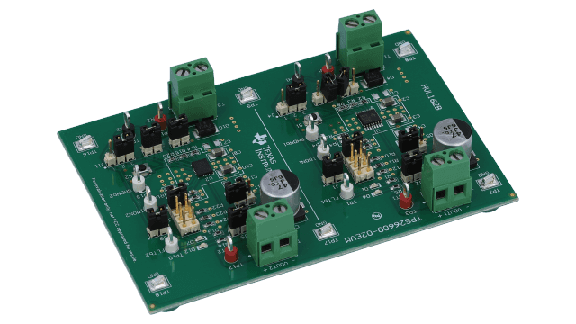 TPS26600-02EVM TPS2660 集成 60V、2.23A 工业电子熔丝评估模块 angled board image