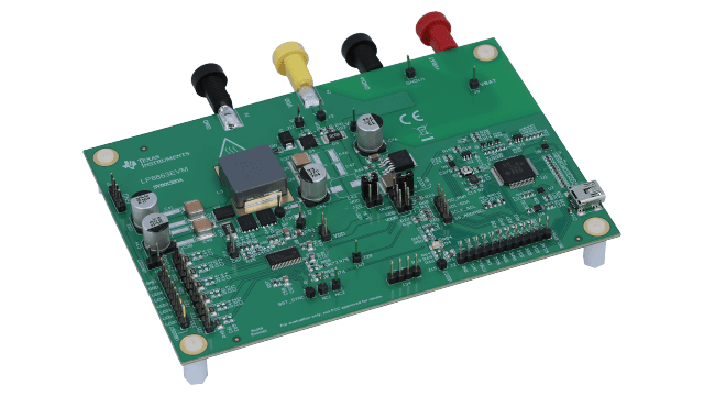 LP8863EVM 用于汽车应用的 LED 驱动器评估模块 angled board image