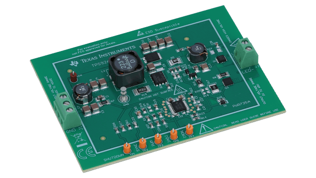TPS92691EVM-001 TPS92691-Q1 SEPIC LED 驱动器评估板 angled board image