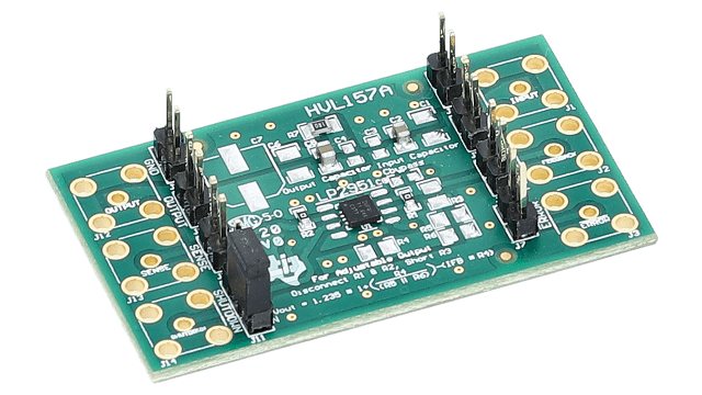 LP2951EVM LP2951 固定/可调微功耗低压降 (LDO) 稳压器评估模块 angled board image