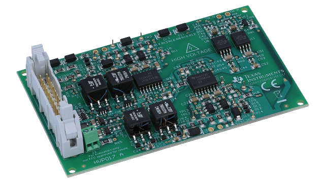 ISO5852SDWEVM-017 适用于 SiC 和 IGBT 电源模块的驾驶和保护评估板 angled board image