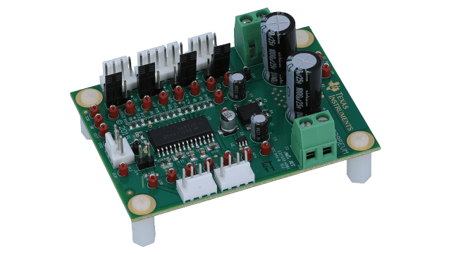 SM72295EVM SM72295 具有集成电流感测放大器的全桥栅极驱动器评估模块 angled board image