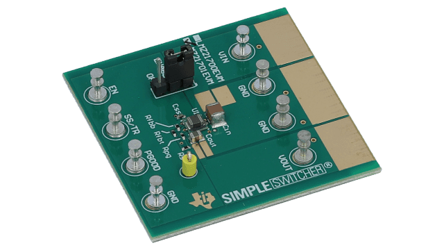 LMZ21701EVM LMZ21701 1A SIMPLE SWITCHER&reg; Nano 模块评估板 angled board image