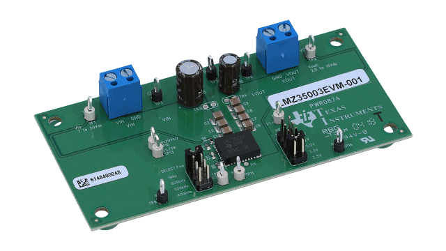 LMZ35003EVM-001 SIMPLE SWITCHER® 2.5A 电源模块评估板 angled board image