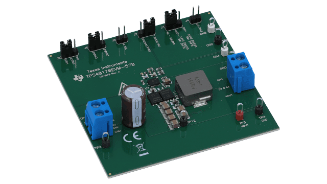 TPS40170EVM-578 用于 TPS40170 同步 PWM 降压控制器的评估模块 angled board image