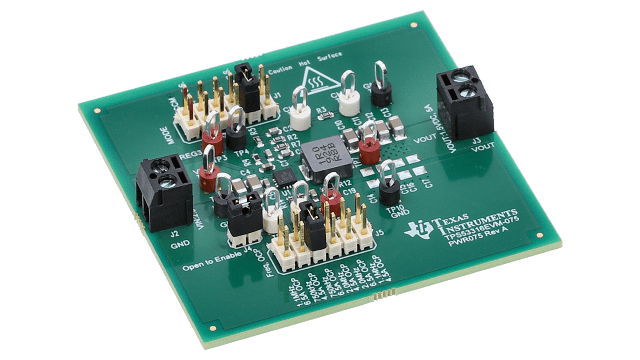 TPS53316EVM-075 TPS53316 高效率 5-A 降压稳压器（具有集成开关）评估模块 angled board image