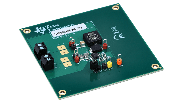 TPS54340EVM-182 TPS54340 降压转换器评估模块 angled board image